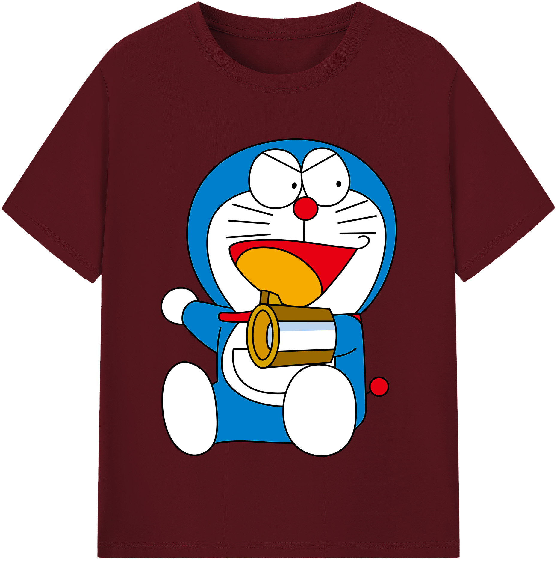 （画像用） ドラえもん Doraemon 綿100％半袖Tシャツ（フロントプリント）